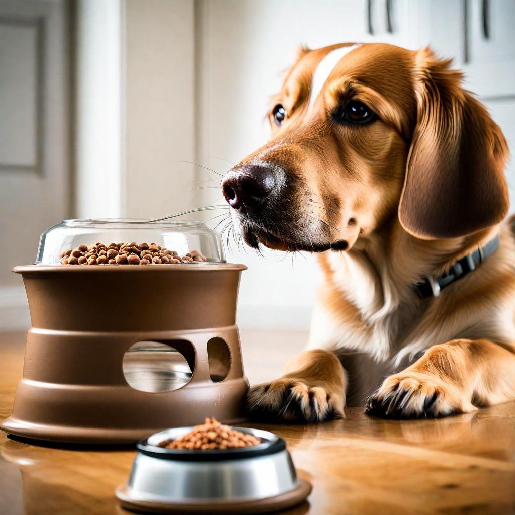 slow-feeder dog bowl