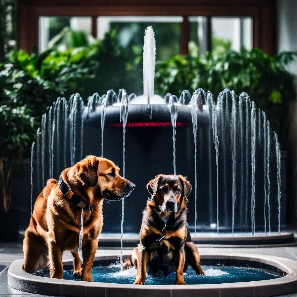 Indoor Water Fountains for Large Dogs